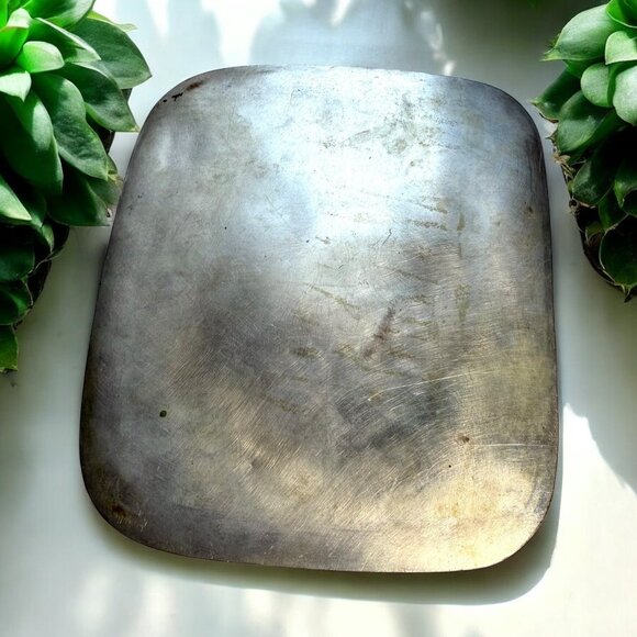 Vintage Chinese Blue & White Porcelain Metal DOUBLE HAPPINESS 6"x5"x2.5" Box - Picture 8 of 12